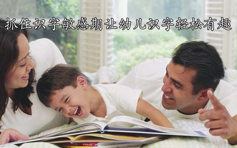 抓住识字敏感期让幼儿识字轻松有趣