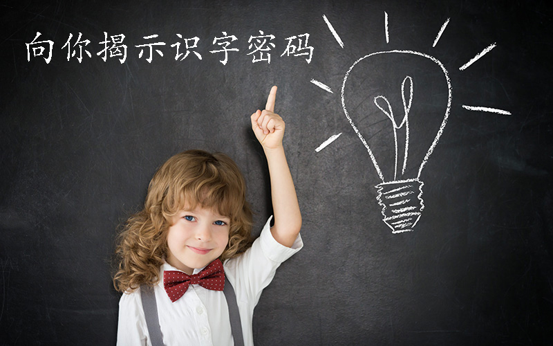 向你揭示识字密码